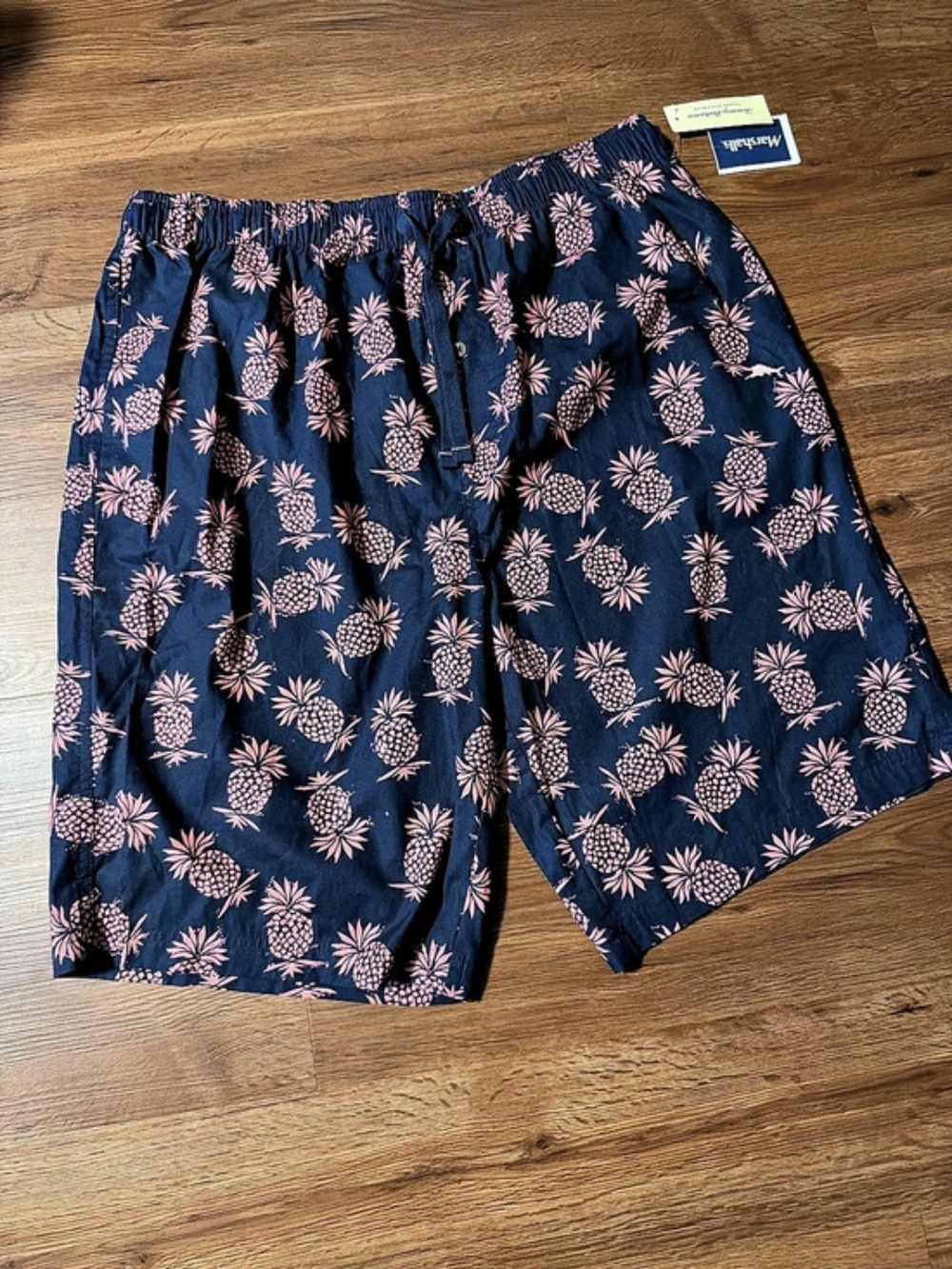Tommy Bahama Woven Jam Lounge Shorts Blue & Pink Large